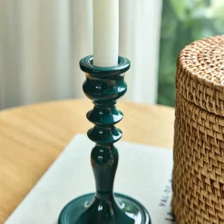 Bougeoir*alinea Bougeoir en aluminium H16cm - figuerolles Bleu