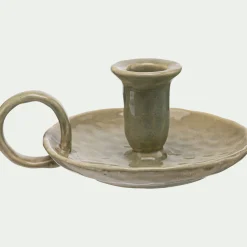 Bougeoir*alinea Bougeoir en céramique D15,5xH6,5cm - Vert