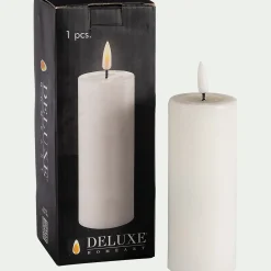 Bougie|Bougie Et Photophore De Noël*alinea Bougie à LED D5XH12,5cm - Blanc