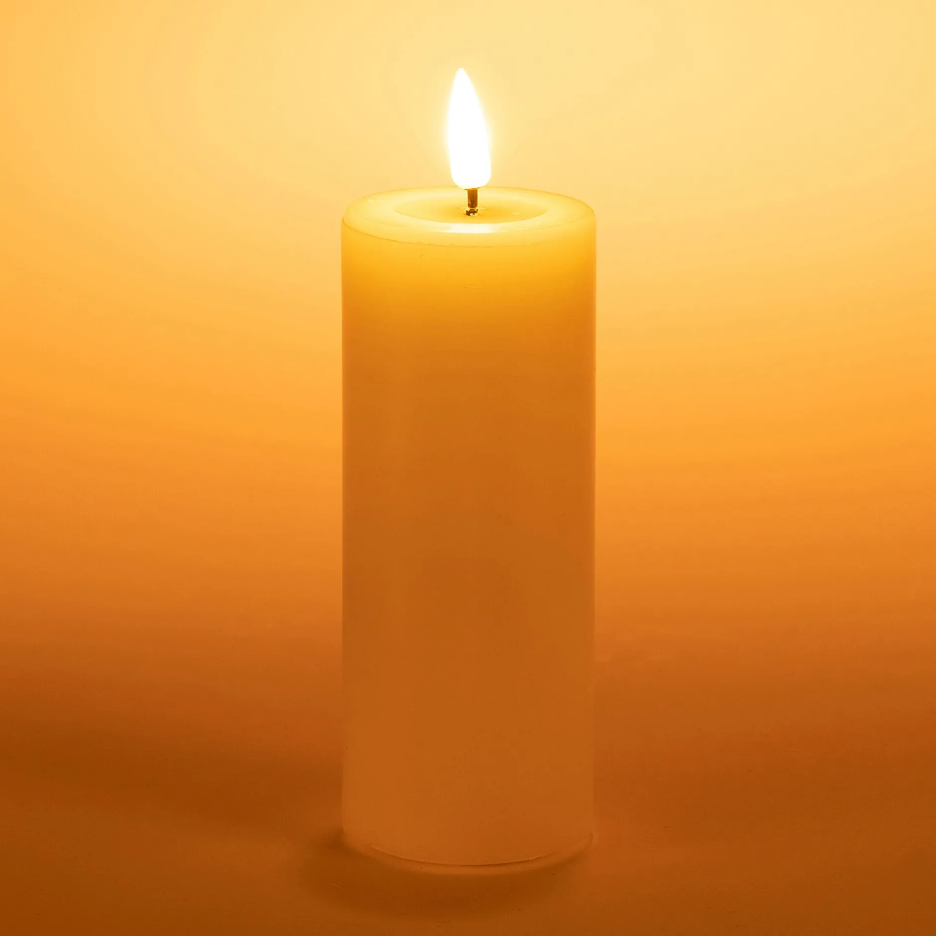 Bougie|Bougie Et Photophore De Noël*alinea Bougie à LED D5XH12,5cm - Blanc