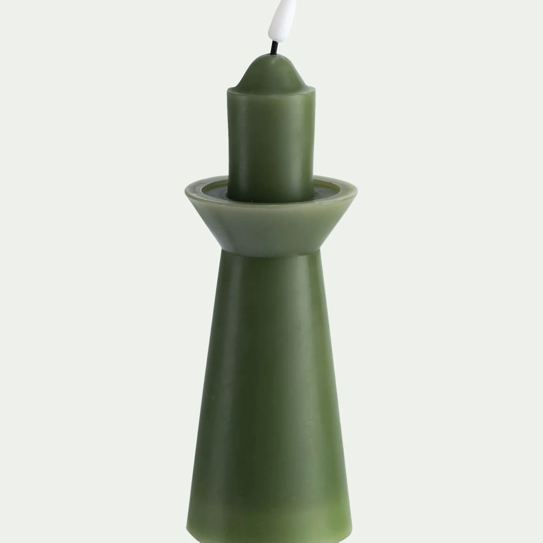 Bougie|Bougie Et Photophore De Noël*alinea Bougie à LED D6,9xH23,4cm - Vert