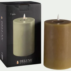 Bougie|Bougie Et Photophore De Noël*alinea Bougie à LED D10XH15cm - Vert