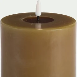 Bougie|Bougie Et Photophore De Noël*alinea Bougie à LED D10XH15cm - Vert