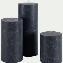 Bougie*alinea Bougie cylindrique - H10cm Bleu