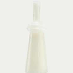 Bougie*alinea Bougie déco contemporaine H28,5cm - Blanc