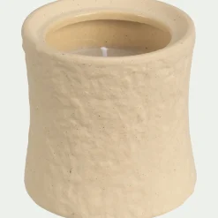 Bougie*alinea Bougie déco en grès H11cm - sable Rose