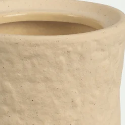 Bougie*alinea Bougie déco en grès H11cm - sable Rose