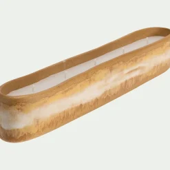 Bougie*alinea Bougie en faïence ovale l34,5cm - Beige