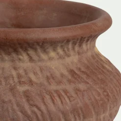 Bougie*alinea Bougie en grès H10cm - Marron