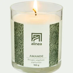 Bougie*alinea Bougie parfumée senteur Amande 160g
