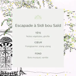 Bougie*alinea Bougie parfumée senteur Balade à Sidi Bou Saïd 170g