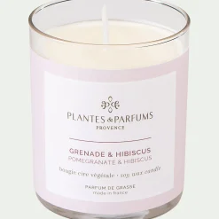 Bougie*alinea Bougie parfumée senteur Grenade Hibiscus 180g
