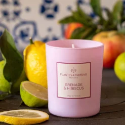 Bougie*alinea Bougie parfumée senteur Grenade Hibiscus 180g
