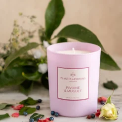 Bougie*alinea Bougie parfumée senteur Pivoine Muguet 180g