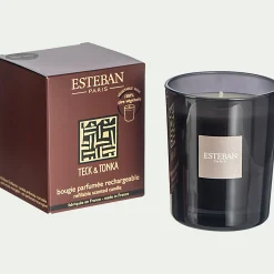 Bougie*alinea Bougie parfumée senteur teck et tonka 170g