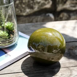 Décoration À Poser*alinea Boule décorative en céramique - D13cm Vert