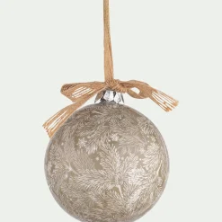 Boule De Noël*alinea Boule de Noël D8cm - (modèle aléatoire) Beige