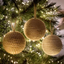 Boule De Noël*alinea Boule de noël D10cm - (modèle aléatoire) Naturel