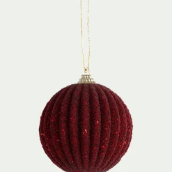 Boule De Noël*alinea Boule de Noël D8cm - (modèle aléatoire) Rouge