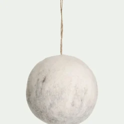 Boule De Noël*alinea Boule de Noël en laine D9cm (couleur aléatoire)