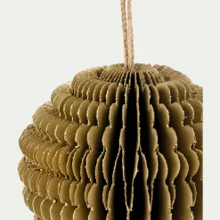 Boule De Noël*alinea Boule de Noël en papier D6cm - Doré