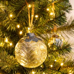 Boule De Noël*alinea Boule de Noël en verre D10cm - Transparent