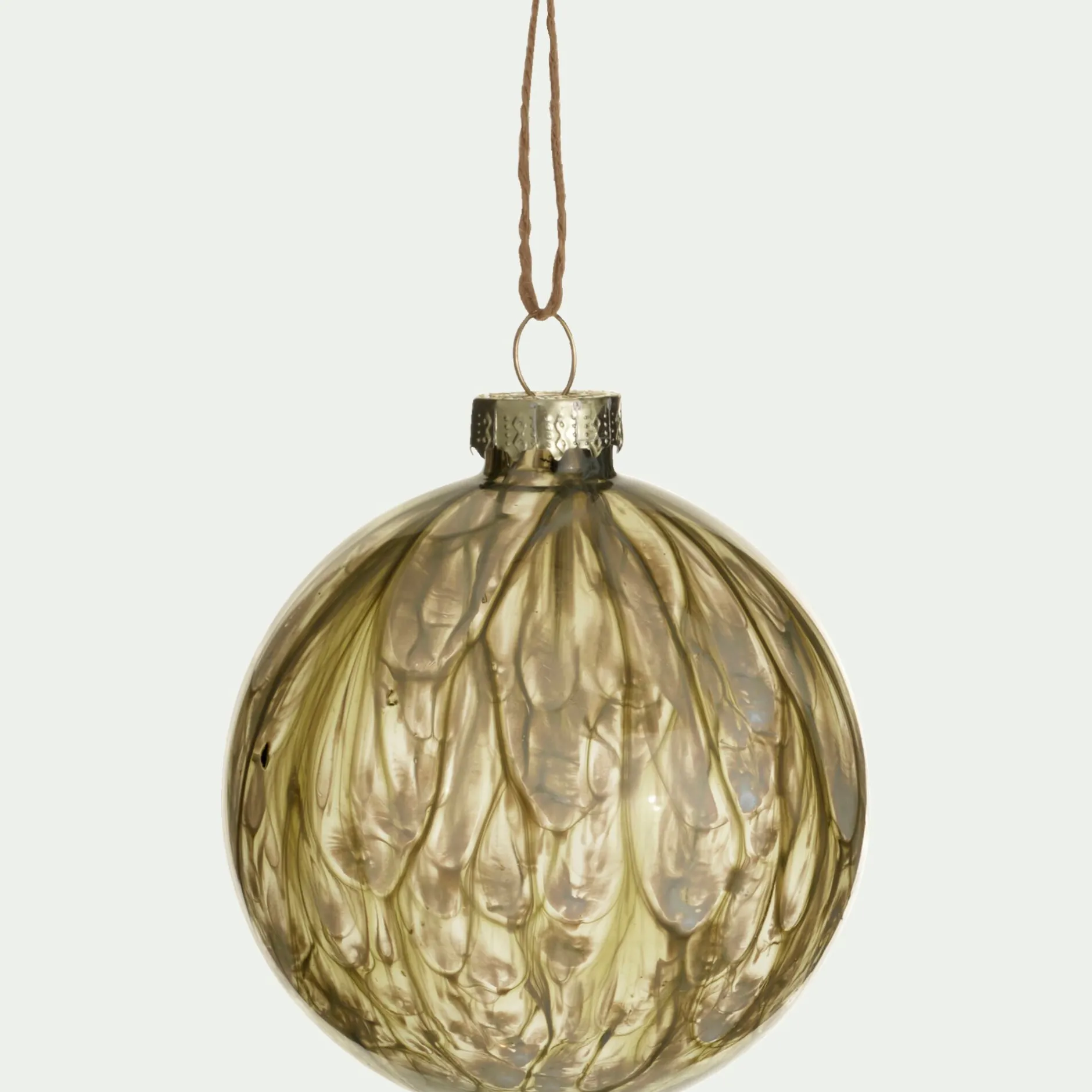 Boule De Noël*alinea Boule de Noël en verre D8cm - Vert