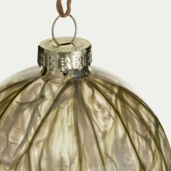 Boule De Noël*alinea Boule de Noël en verre D8cm - Vert