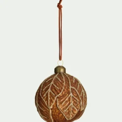 Boule De Noël*alinea Boule de noël en verre D8cm - (modèle aléatoire) Vert