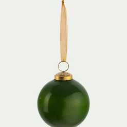 Boule De Noël*alinea Boule de Noël en verre D9cm - Vert