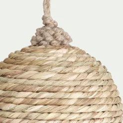 Boule De Noël*alinea Boule de Noël tressée en plastique recyclé D10cm - Naturel