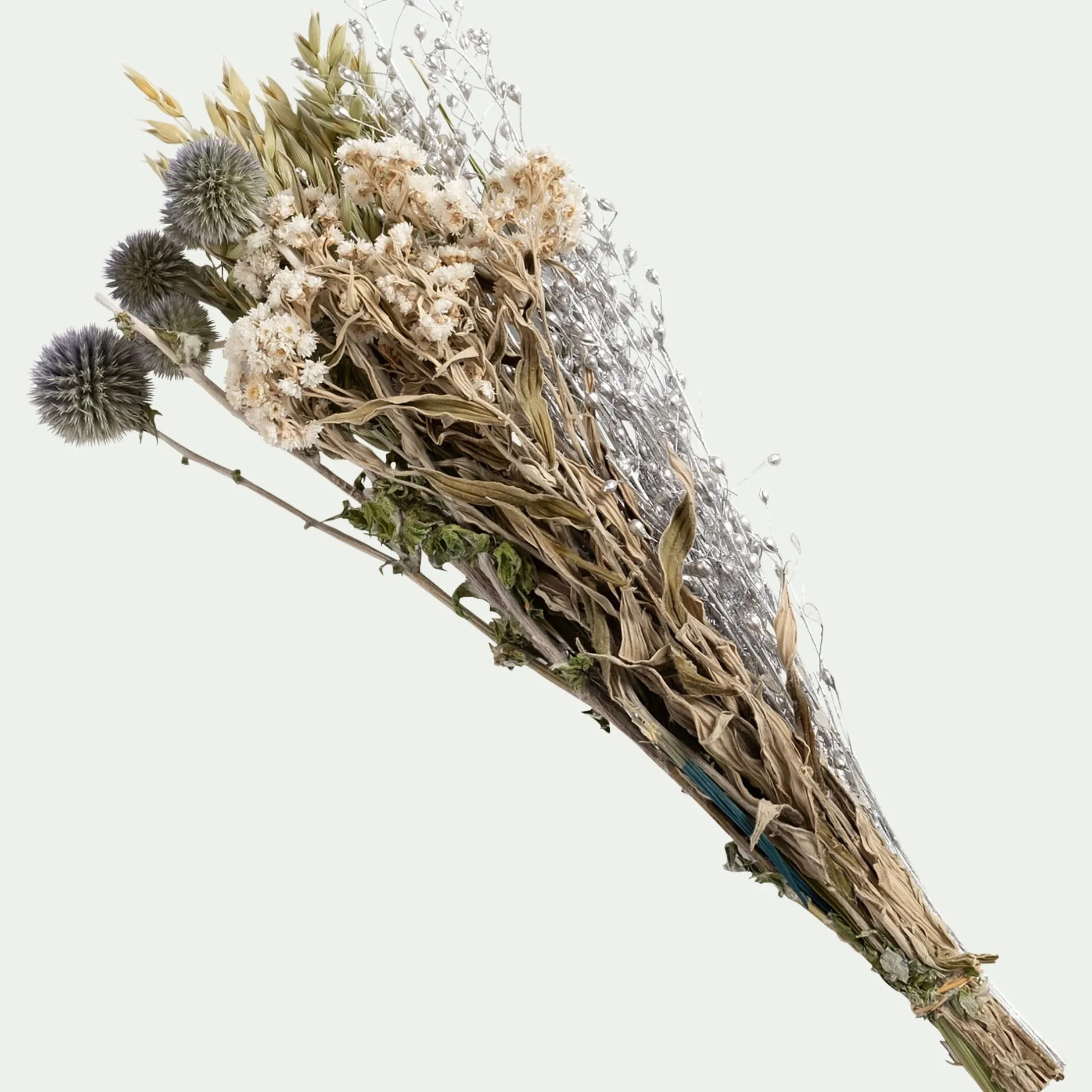 Fleurs Séchées|Décoration De La Table De Noël*alinea Bouquet de fleurs séchées 35cm - Bleu