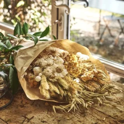 Loisirs Créatifs|Fleurs Séchées*alinea Bouquet de fleurs séchées 35cm - Jaune