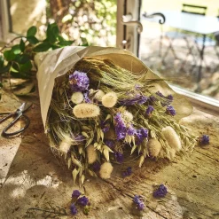 Loisirs Créatifs|Fleurs Séchées*alinea Bouquet de fleurs séchées 50cm - Bleu