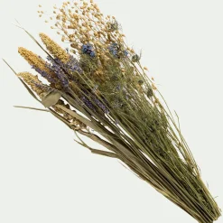 Fleurs Séchées*alinea Bouquet de fleurs séchés H35cm - Bleu
