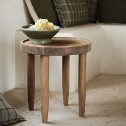 Table De Chevet|Bout De Canapé*alinea Bout de canapé en acacia D45xH47cm - Naturel