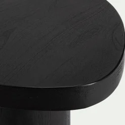 Table De Chevet|Bout De Canapé*alinea Bout de canapé en bois de manguier D50cm - Noir