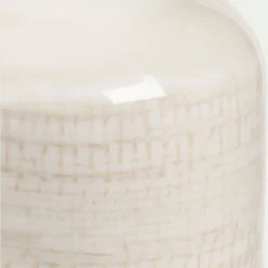 Décoration À Poser*alinea Bouteille décorative en grès H11cm - Blanc