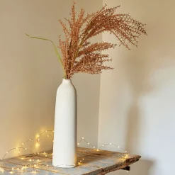 Plante Artificielle|Décoration De La Table De Noël*alinea Branchage de Noël artificiel de pampa H114cm - Marron