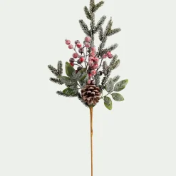 Plante Artificielle|Décoration De La Table De Noël*alinea Branchage de Noël artificiel de pin H50cm - Vert