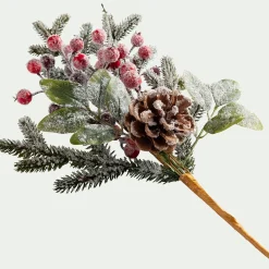 Plante Artificielle|Décoration De La Table De Noël*alinea Branchage de Noël artificiel de pin H50cm - Vert