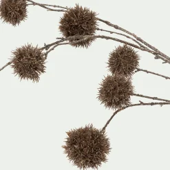 Plante Artificielle|Vase Et Branchage De Noël*alinea Branchage de Noël artificiel de chardon L114cm - naturel