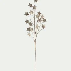 Vase Et Branchage De Noël*alinea Branchage de Noël artificiel étoilé H70cm - Doré