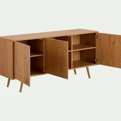 Buffet De Salle À Manger|Buffet*alinea Buffet 3 portes effet bois - Bois clair