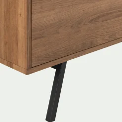 Buffet De Salle À Manger|Buffet*alinea Buffet 2 portes en bois L140cm - Bois foncé