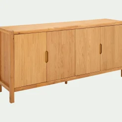 Buffet De Salle À Manger|Buffet*alinea Buffet 4 portes en chêne massif - Bois clair