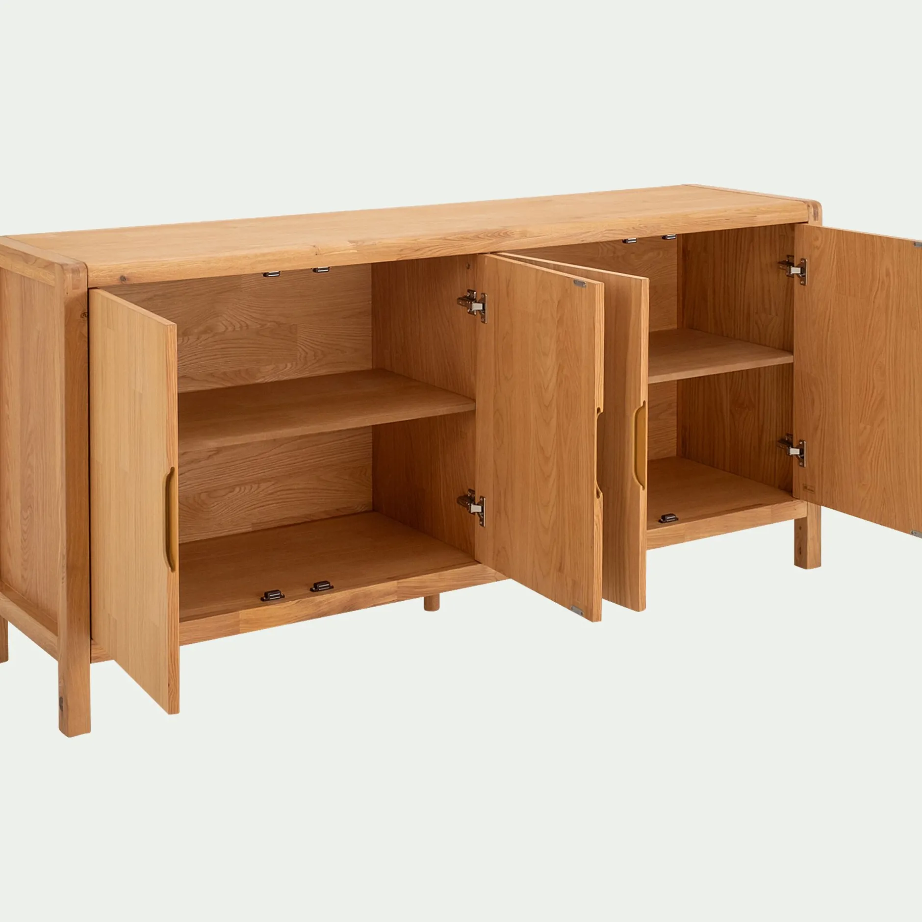 Buffet De Salle À Manger|Buffet*alinea Buffet 4 portes en chêne massif - Bois clair