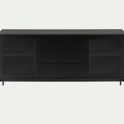 Buffet De Salle À Manger|Buffet*alinea Buffet 2 portes et 3 tiroirs en bois - Noir