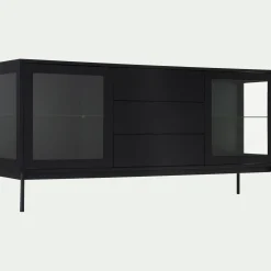 Buffet De Salle À Manger|Buffet*alinea Buffet 2 portes et 3 tiroirs en bois - Noir