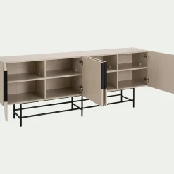 Buffet De Salle À Manger|Buffet*alinea Buffet bas 4 portes en bois - Beige